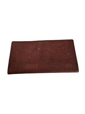 ILI New York/Toronto Pebbled Leather Checkbook Cover NIB